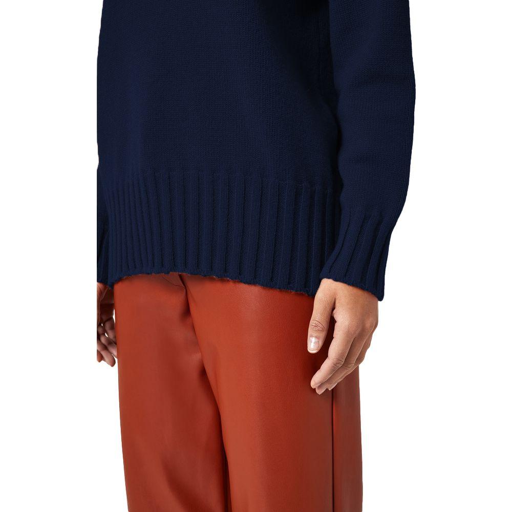 Alpha Studio Blue Cashmere Sweater Alpha Studio