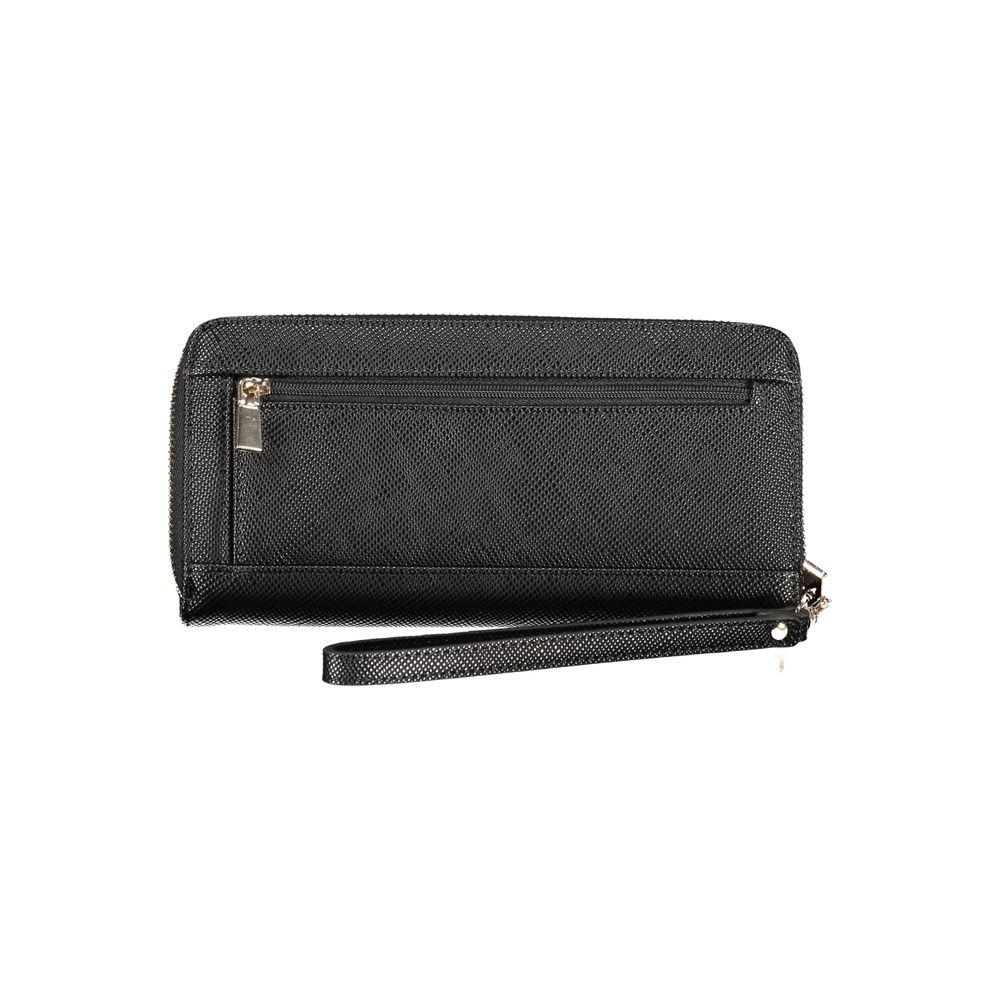 Guess Jeans Black Polyethylene Wallet Guess Jeans