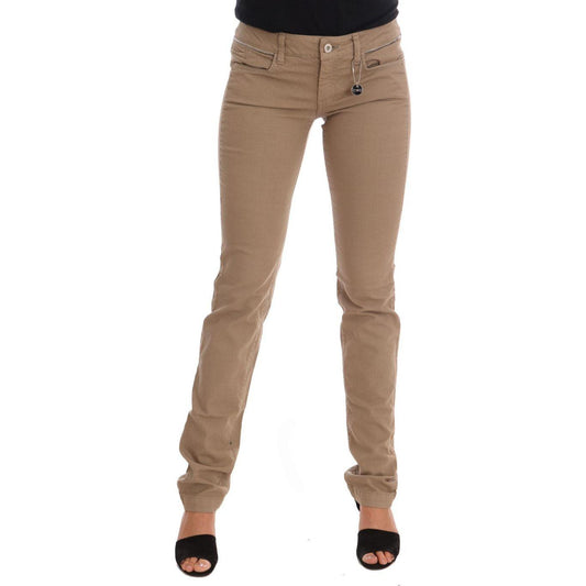 Costume National Beige Super Slim Fit Denim Delight Jeans & Pants Costume National