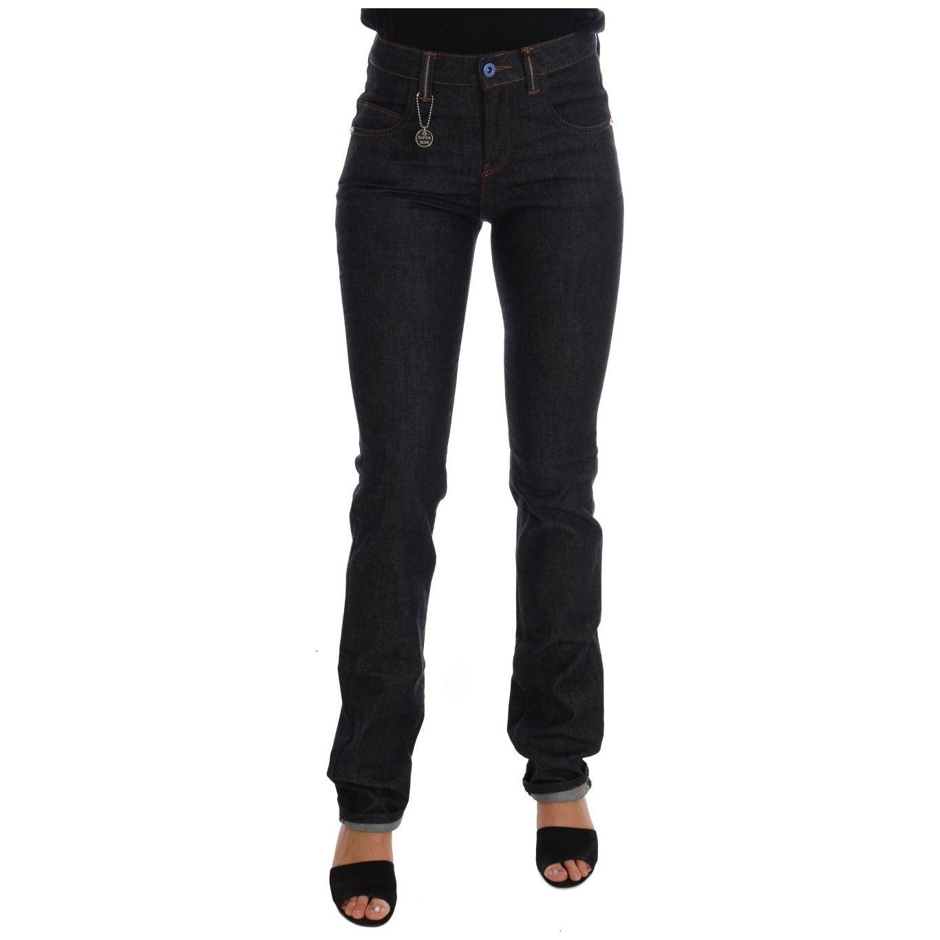 Costume National Sleek Dark Blue Super Slim Jeans Costume National