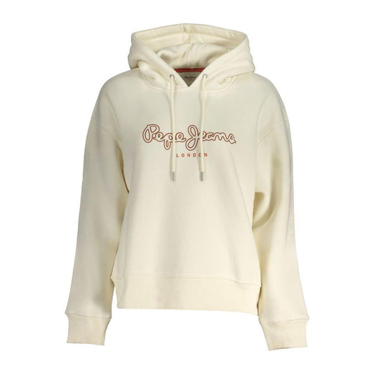 Pepe Jeans White Cotton Sweater Pepe Jeans