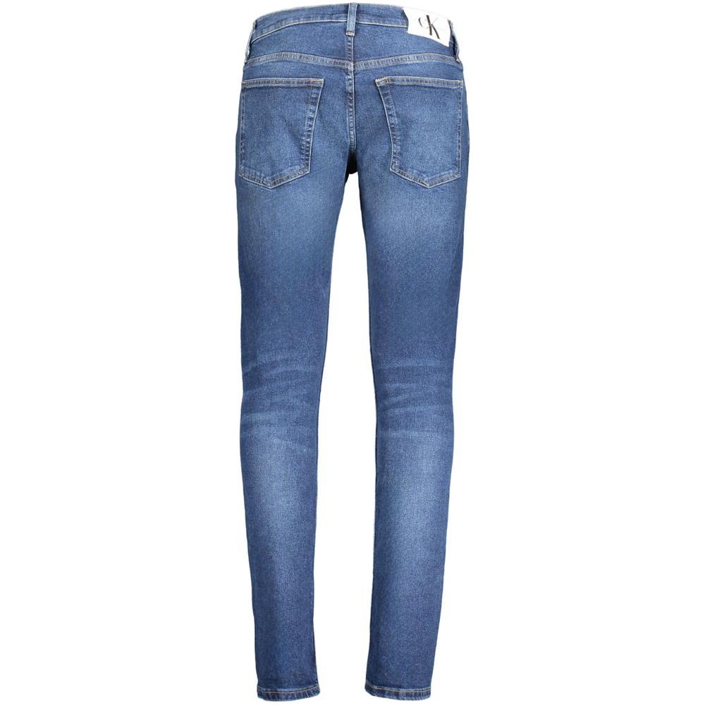 Calvin Klein Blue Cotton Jeans & Pant Calvin Klein