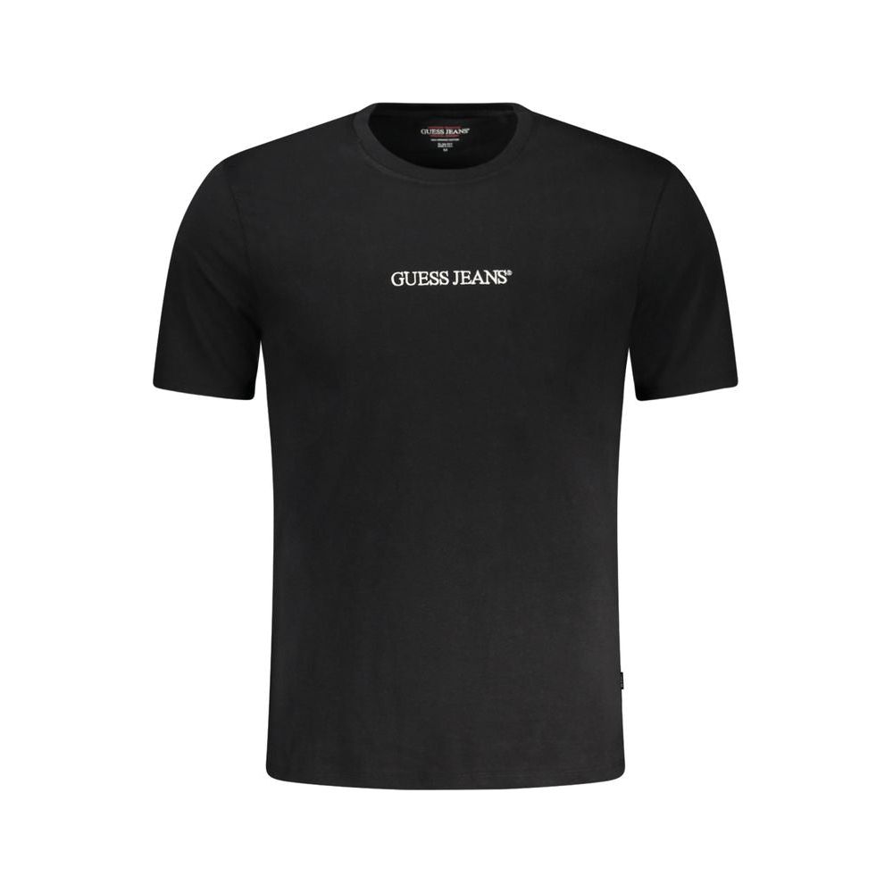 Guess Jeans Black Cotton T-Shirt Guess Jeans