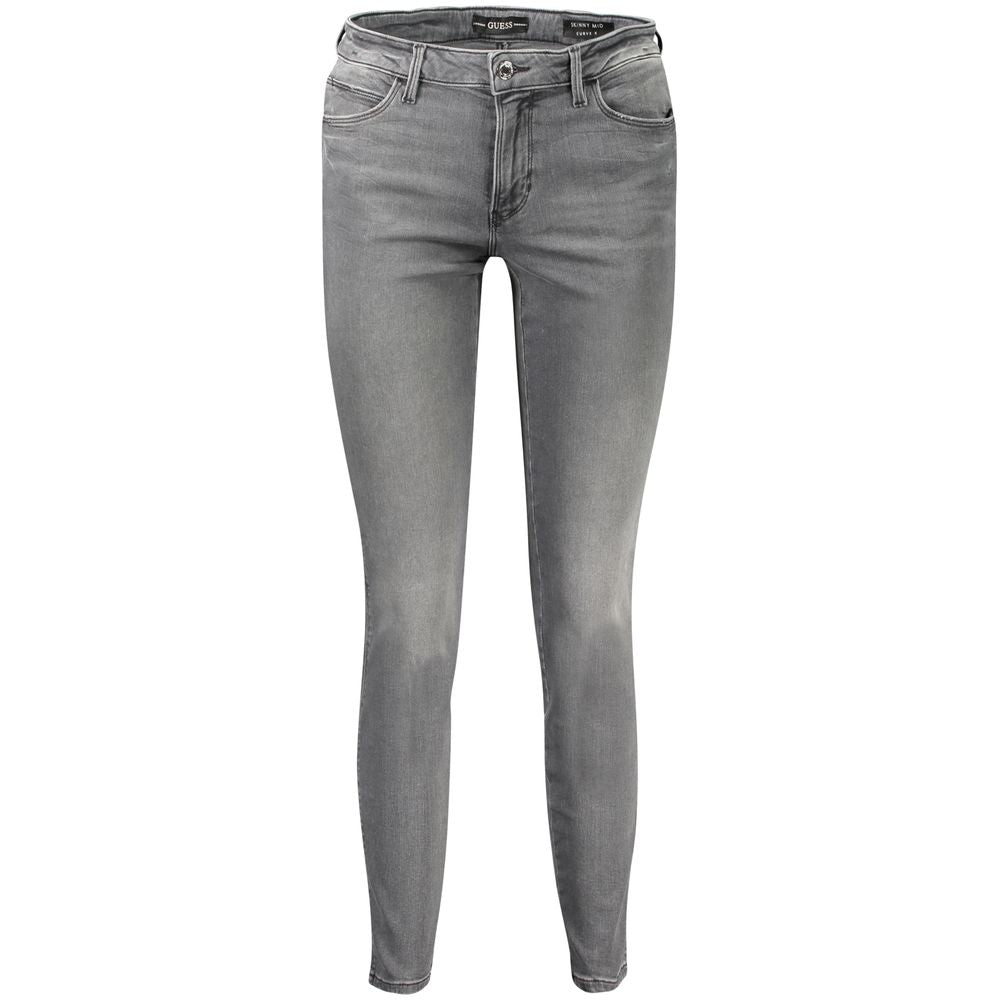 Guess Jeans Gray Cotton Jeans & Pant Guess Jeans