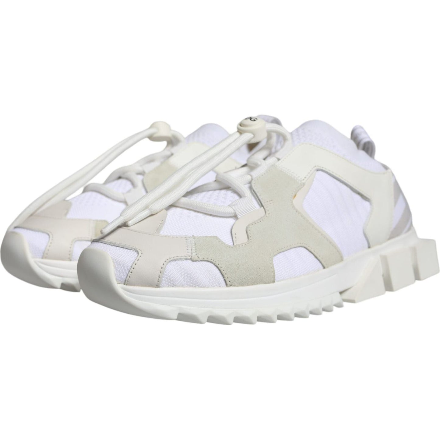 Dolce & Gabbana White Mesh Sorrento Trekking Sneakers Shoes Dolce & Gabbana