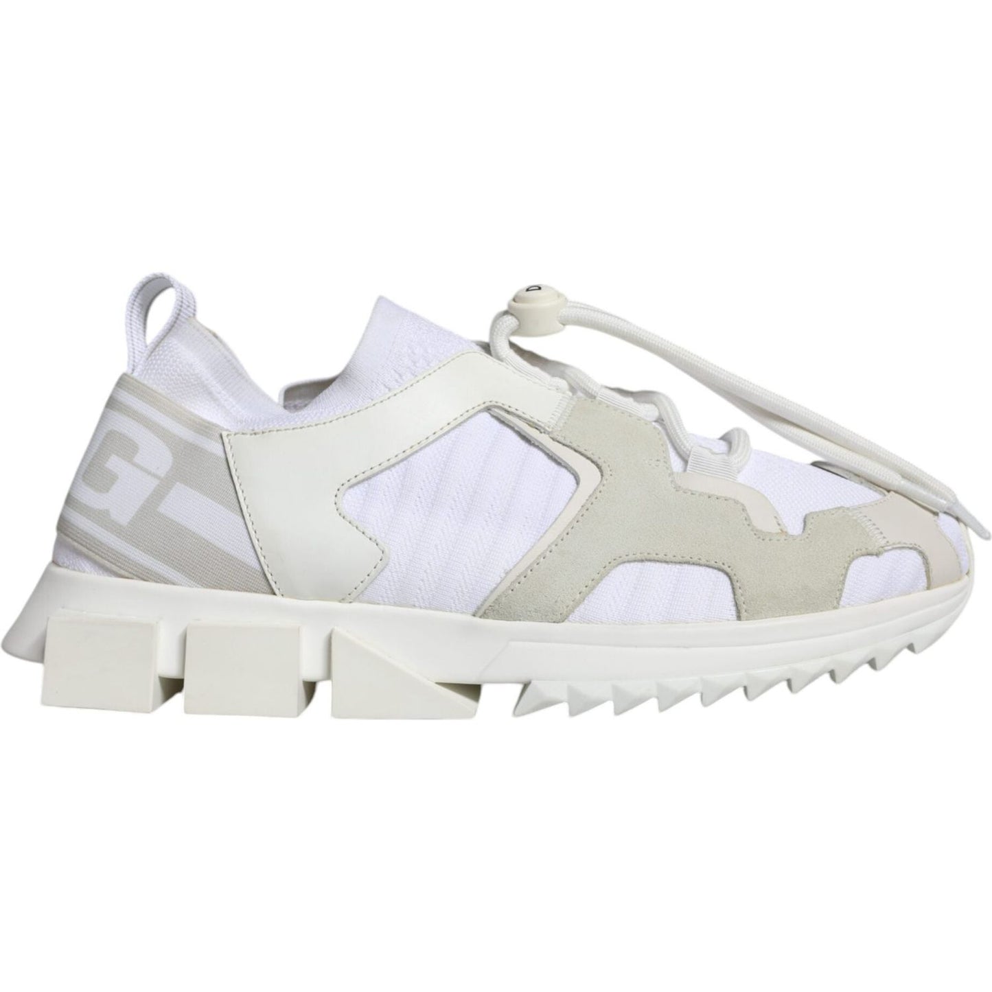 Dolce & Gabbana White Mesh Sorrento Trekking Sneakers Shoes Dolce & Gabbana