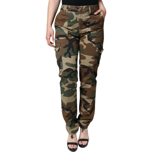 Dolce & Gabbana Multicolor Camouflage Cargo Pants Dolce & Gabbana