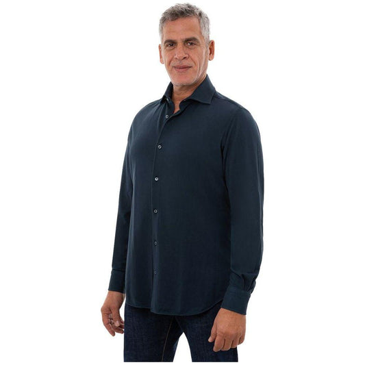 Loro Piana Blue Cotton Shirt Loro Piana