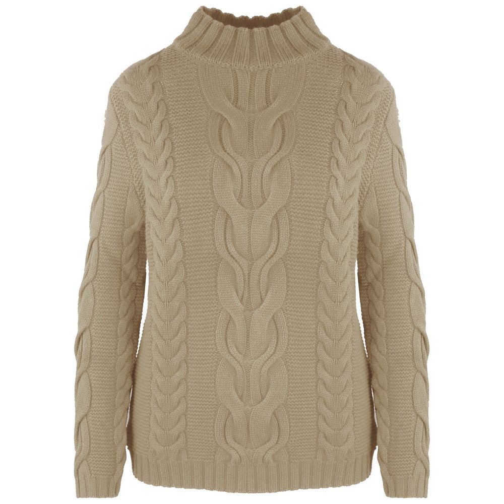 Malo Brown Wool Sweater Malo