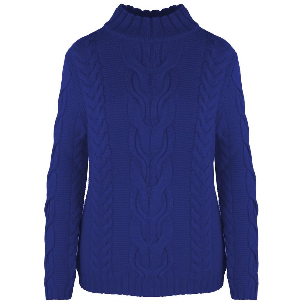 Malo Blue Wool Sweater Malo