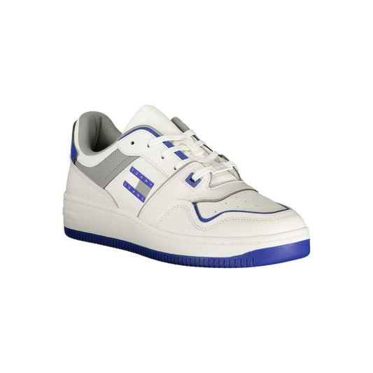 Tommy Hilfiger White Polyester Sneaker Tommy Hilfiger