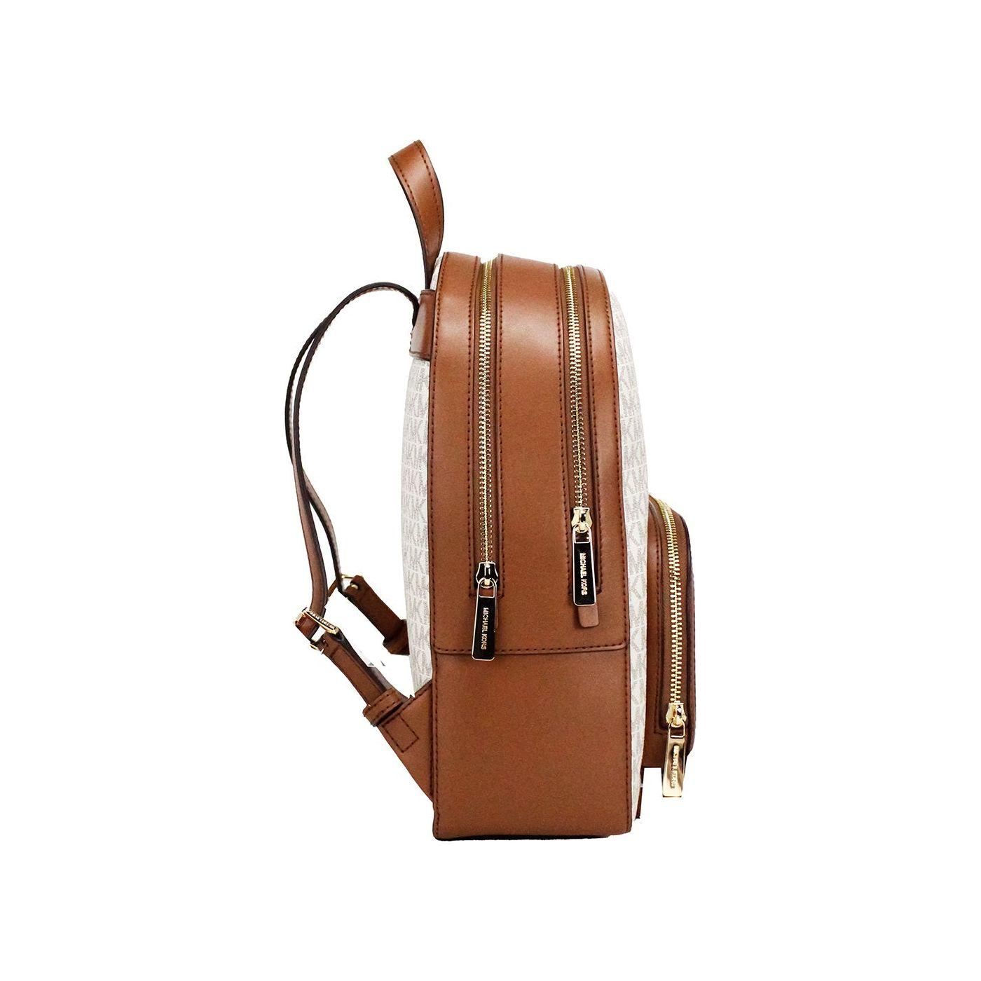 Front view with bag zipped and handles upright.