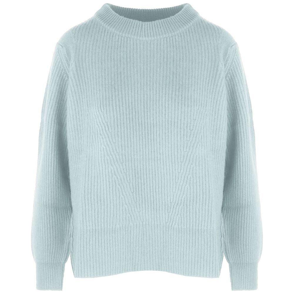 Malo Light Blue Cashmere Women Sweater Malo