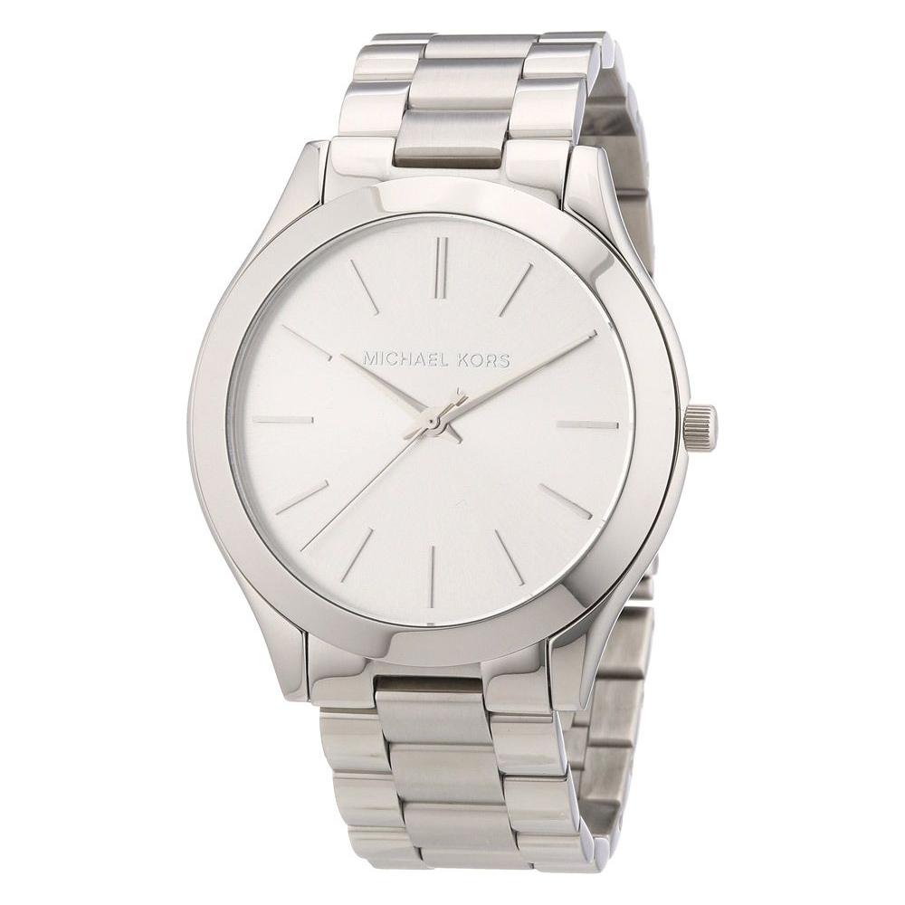 Michael Kors Silver Steel Watch Michael Kors