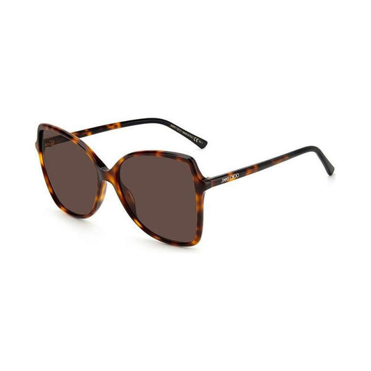 Jimmy Choo Brown Acetate Sunglasses