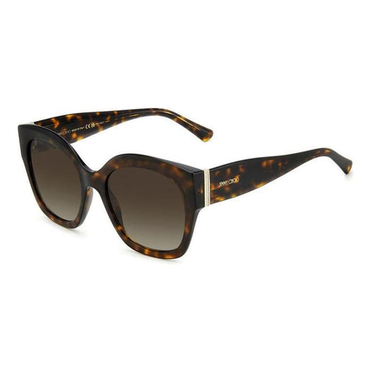 Jimmy Choo Brown Acetate Sunglasses