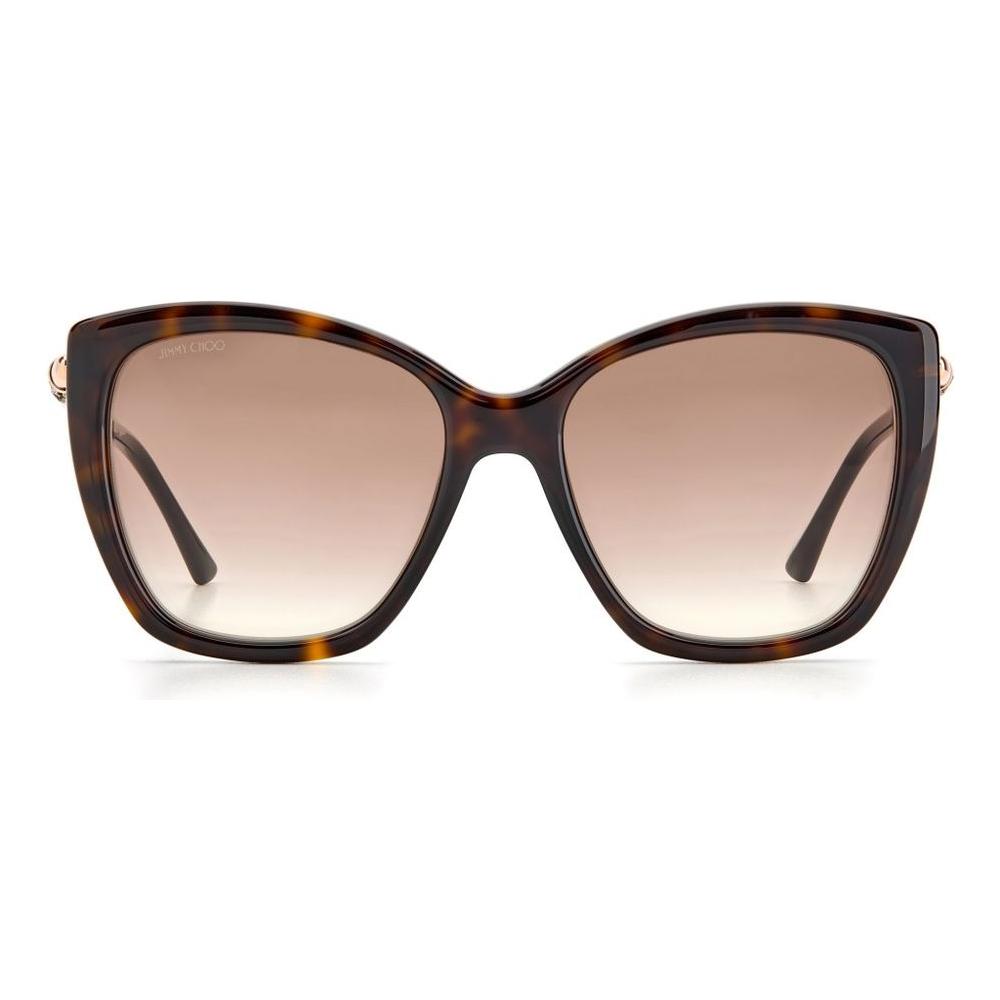 Jimmy Choo Brown Plastic Sunglasses Jimmy Choo