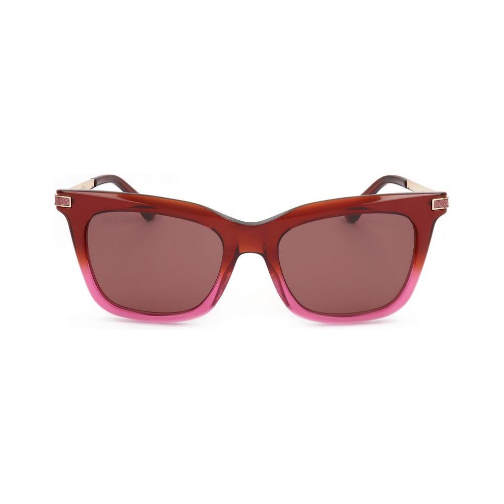 Jimmy Choo Red Metal Sunglasses Jimmy Choo