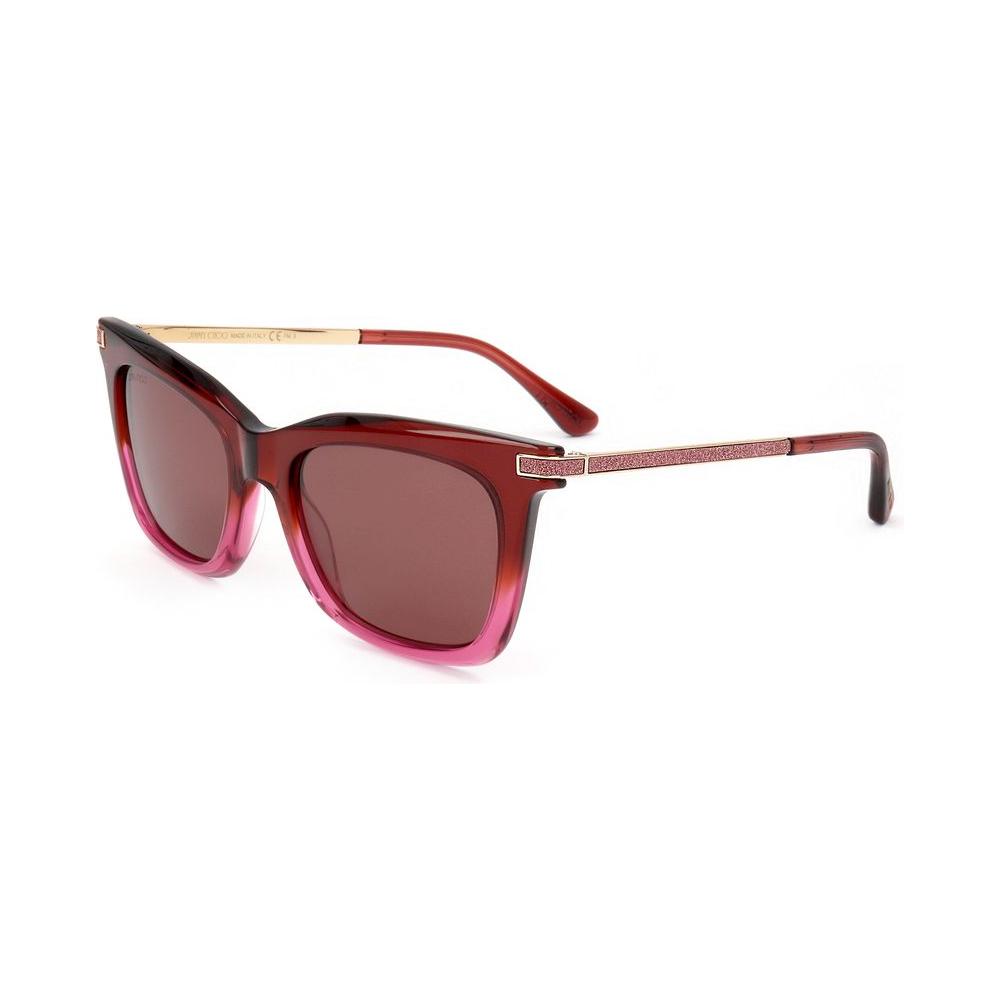 Jimmy Choo Red Metal Sunglasses Jimmy Choo