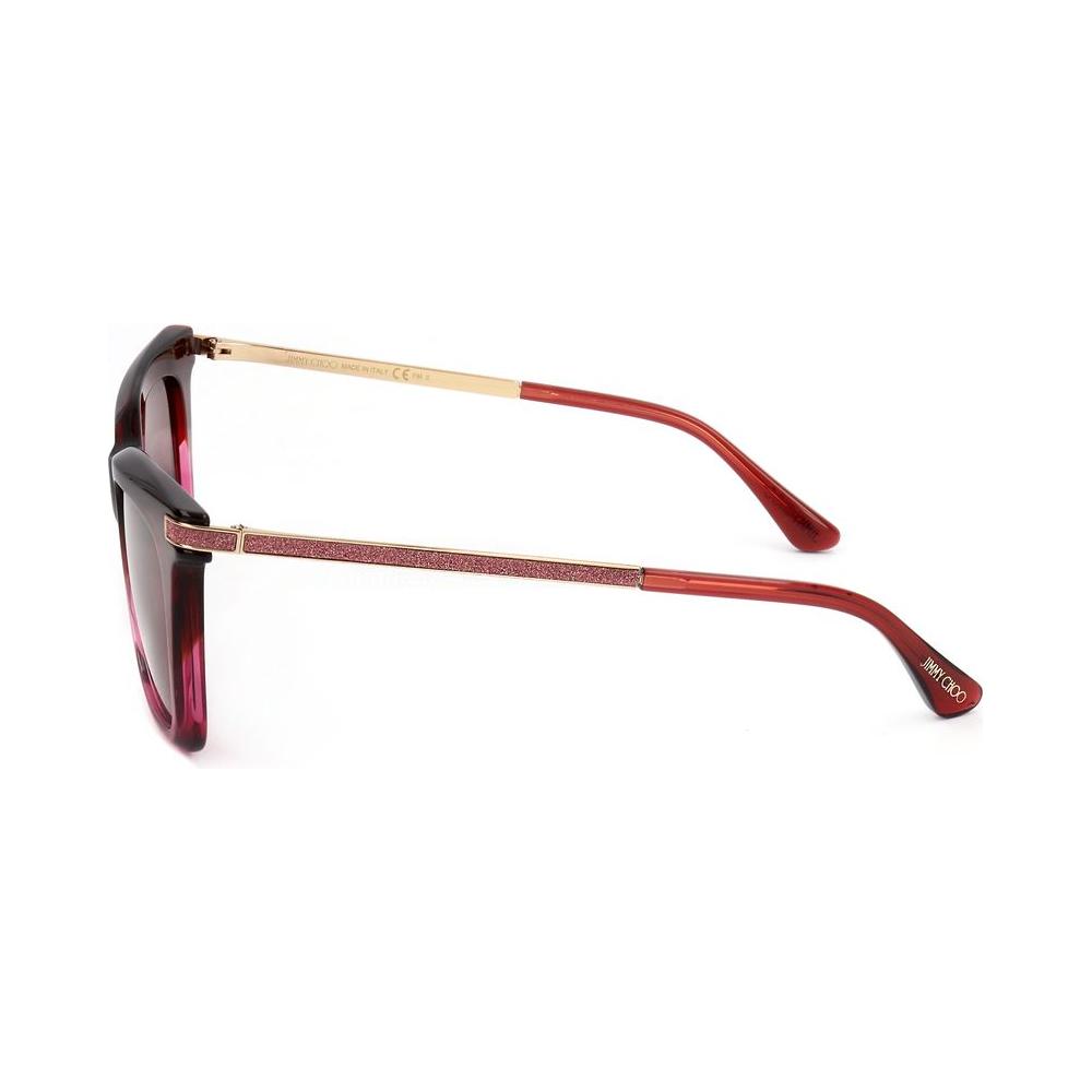 Jimmy Choo Red Metal Sunglasses Jimmy Choo