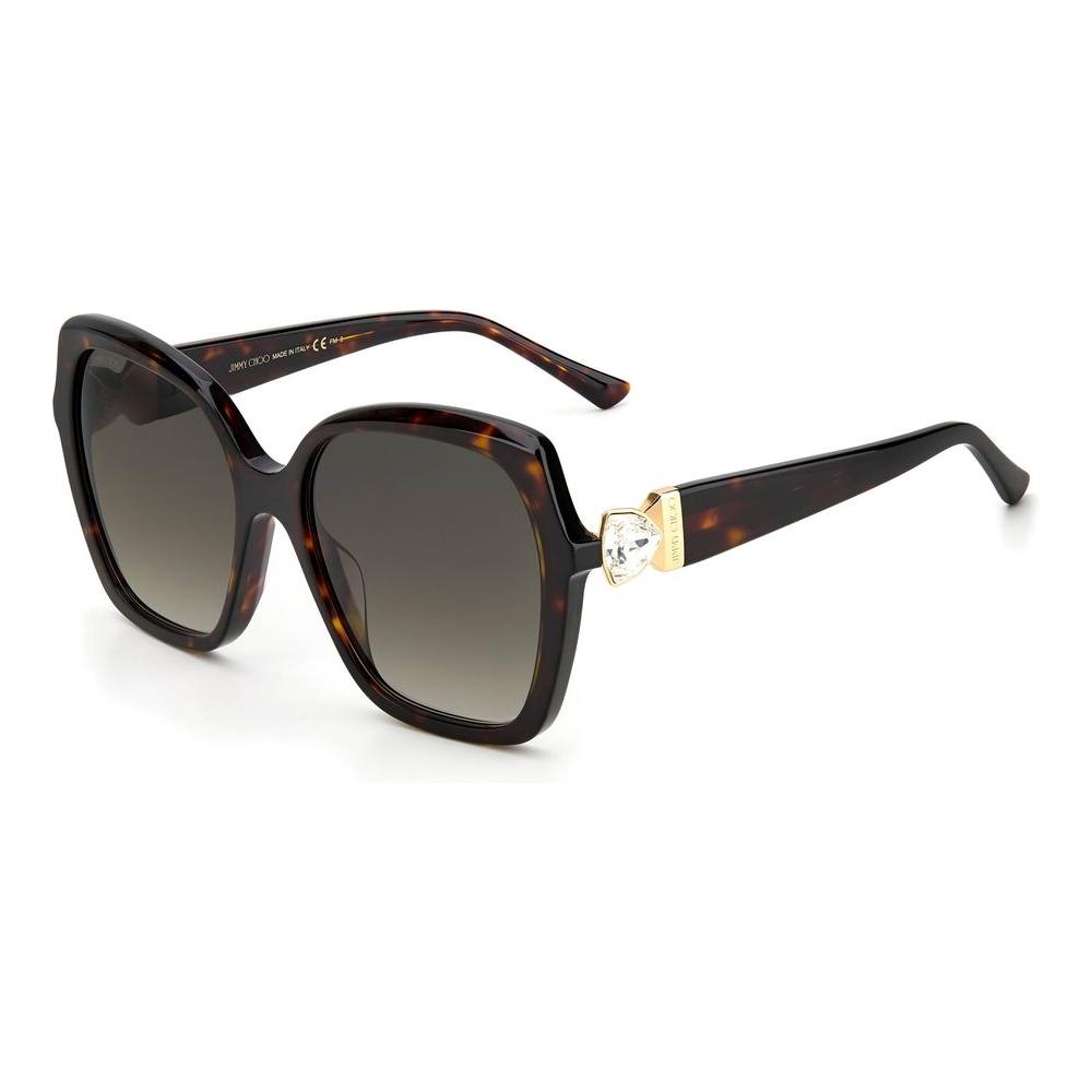 Jimmy Choo Brown Acetate Sunglasses Jimmy Choo