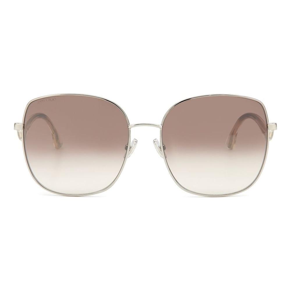 Jimmy Choo Gray Metal Sunglasses Jimmy Choo