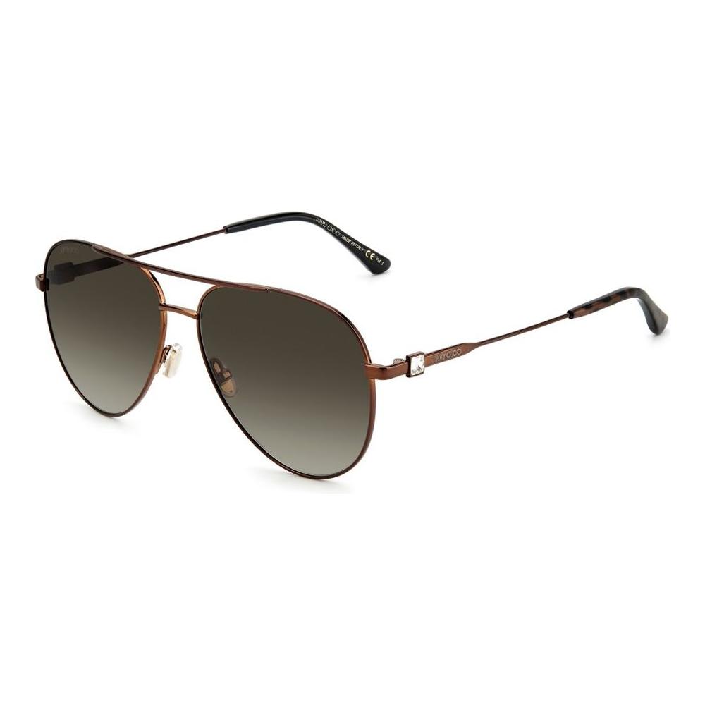 Jimmy Choo Brown Metal Sunglasses Jimmy Choo