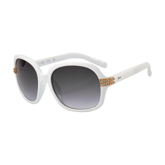 Guess White Resin Sunglasses