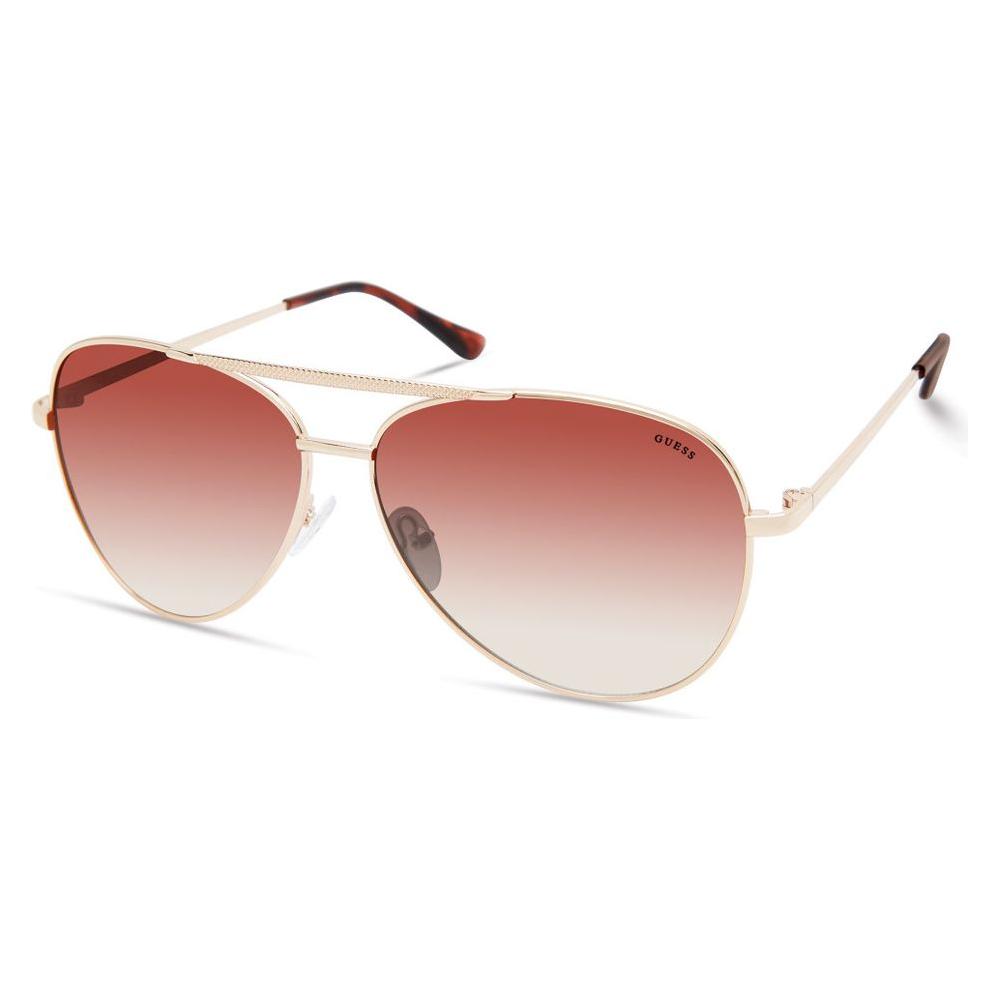 Guess Gold Metal Sunglasses Guess