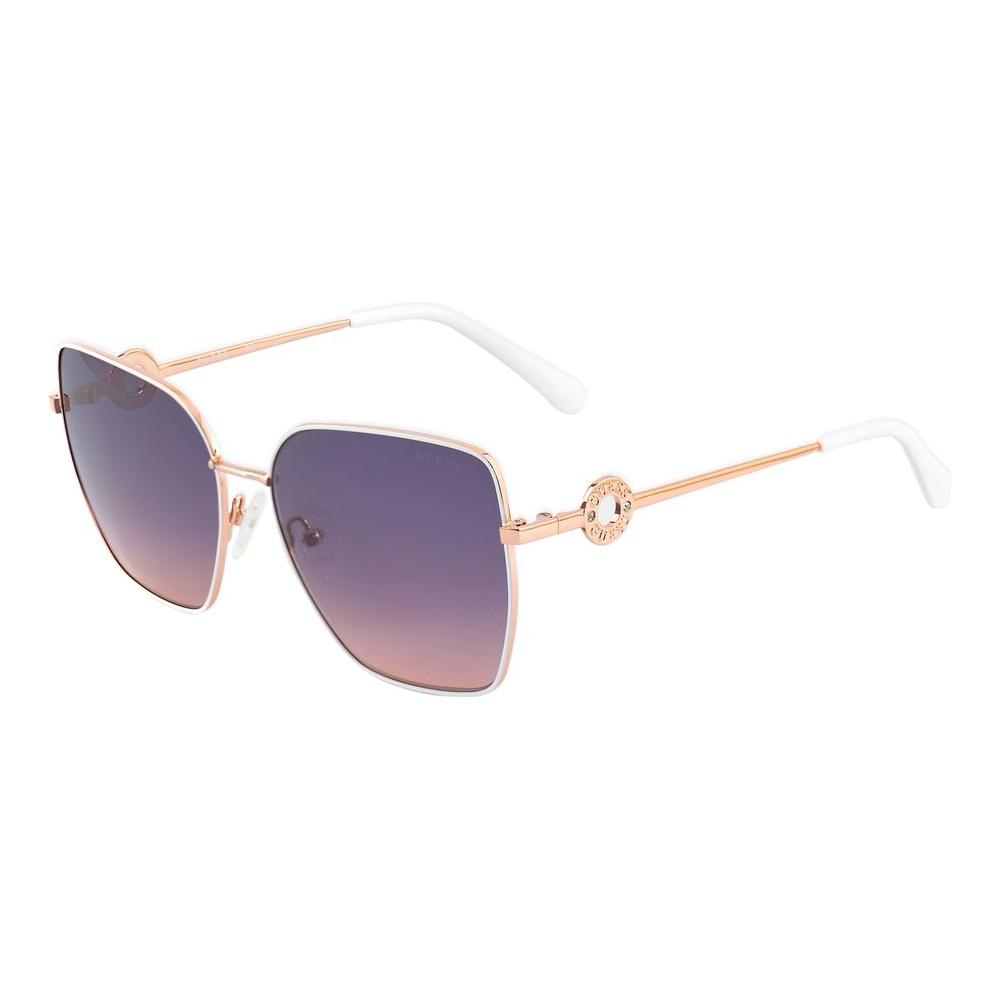 Guess Gold Metal Sunglasses Guess