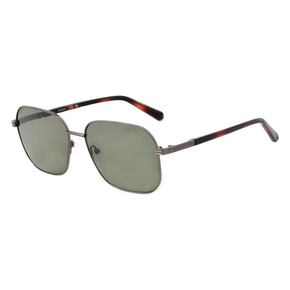 Guess Gray Metal Sunglasses Guess