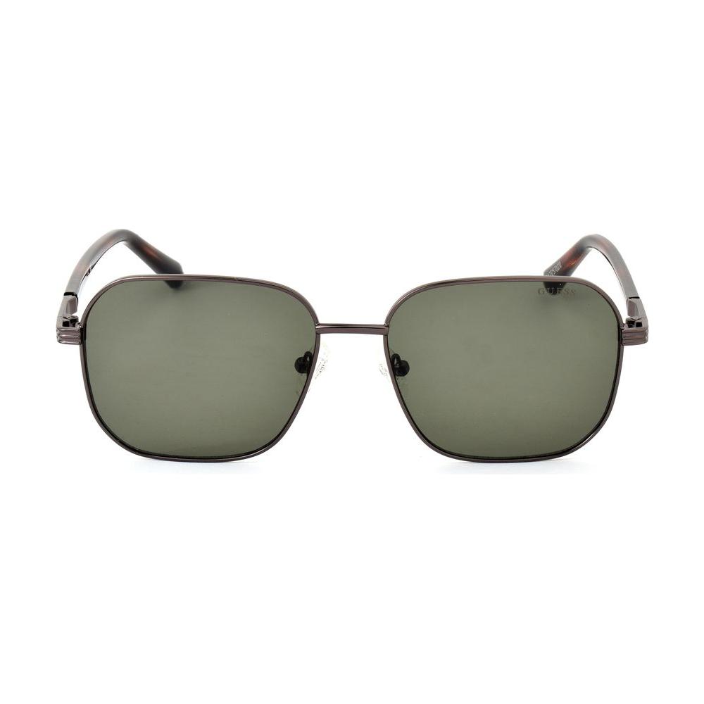 Guess Gray Metal Sunglasses Guess