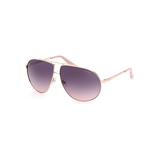 Guess Rose Gold Metal Sunglasses Guess