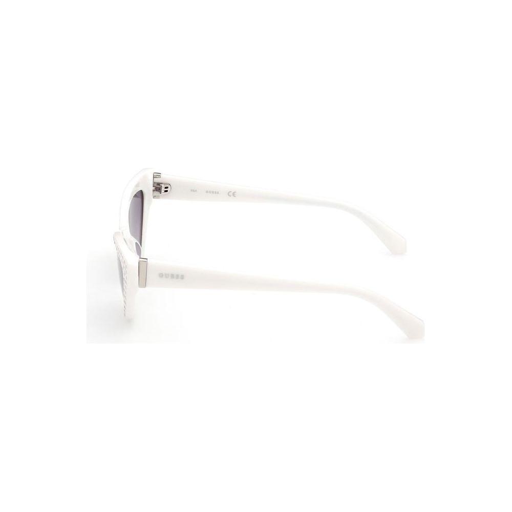 Guess White Resin Sunglasses Guess