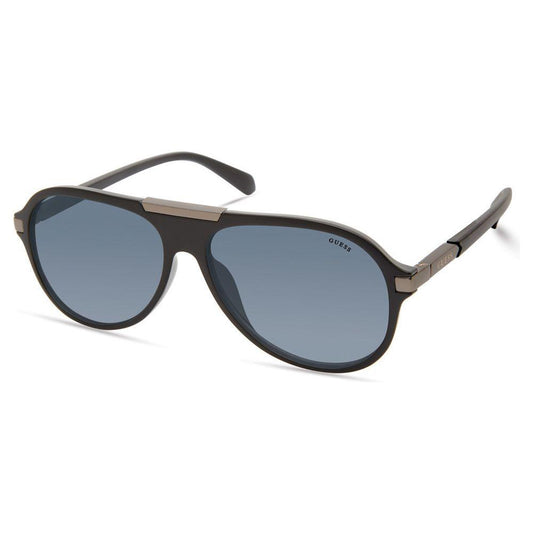 Guess Gray Metal Sunglasses Guess