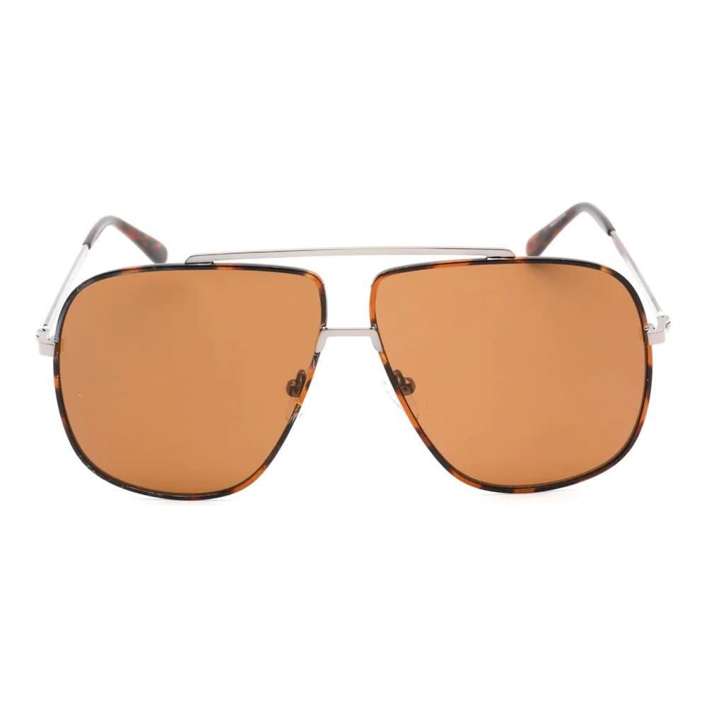 Guess Brown Metal Sunglasses Guess