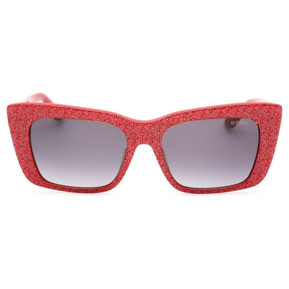 Guess Red Resin Sunglasses Guess