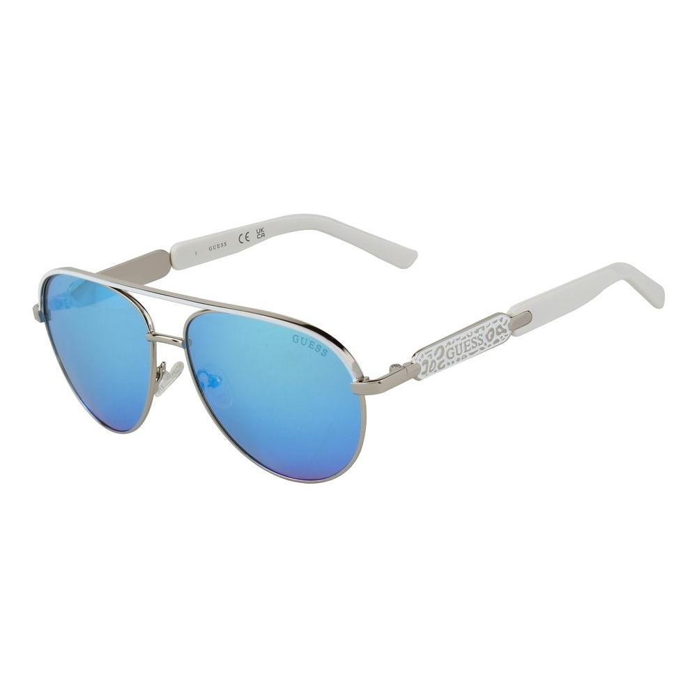 Guess Gray Metal Sunglasses Guess