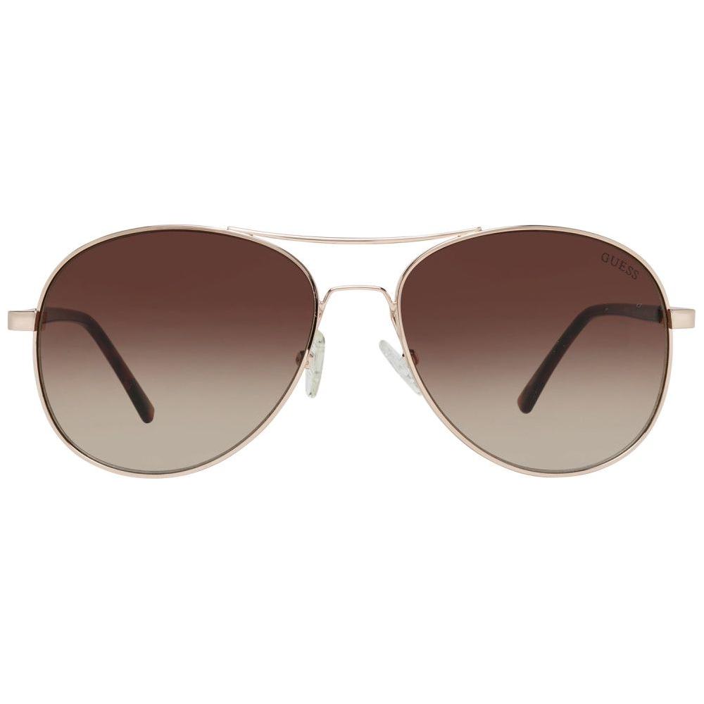 Guess Gold Metal Sunglasses Guess