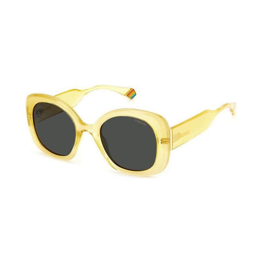 Polaroid Yellow Metal Sunglasses Polaroid