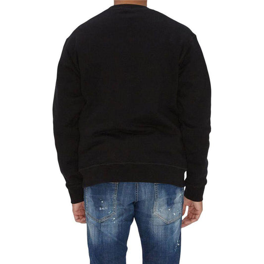 Dsquared² Black Cotton Sweater Dsquared²