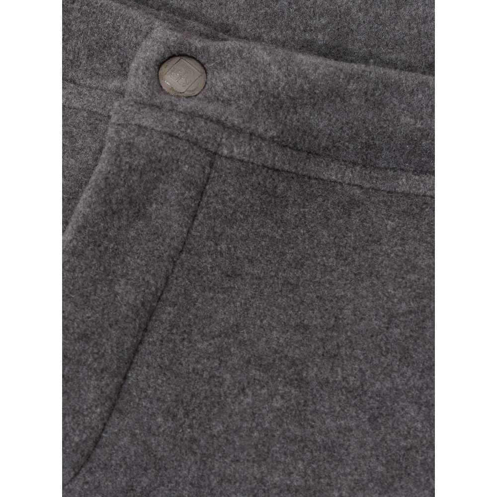 Corneliani Gray Viscose Jeans & Pant Corneliani