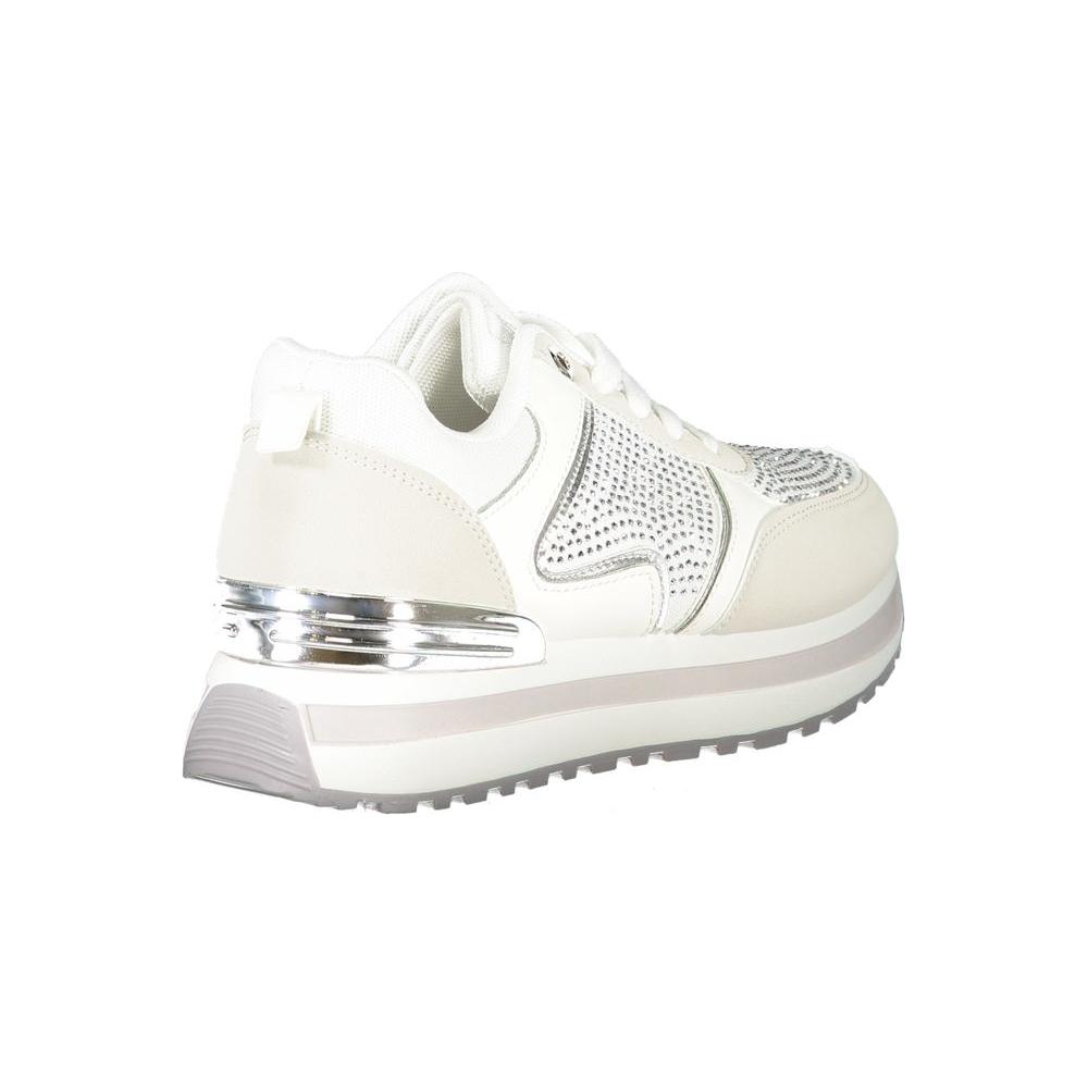 Laura Biagiotti White Polyester Sneaker Laura Biagiotti