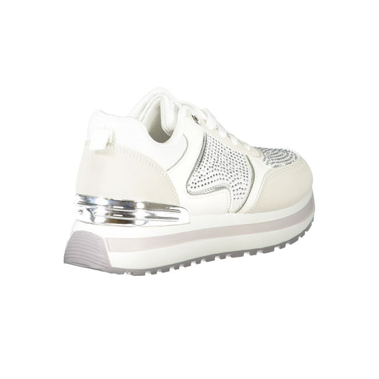 Laura Biagiotti White Polyester Sneaker Laura Biagiotti