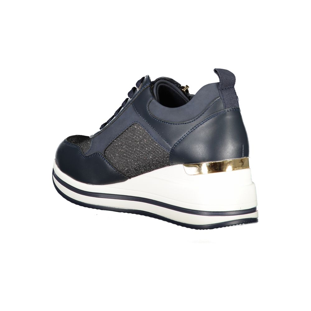 Laura Biagiotti Blue Polyester Sneaker Laura Biagiotti