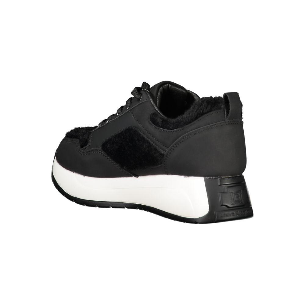 Laura Biagiotti Black Polyethylene Sneaker Laura Biagiotti