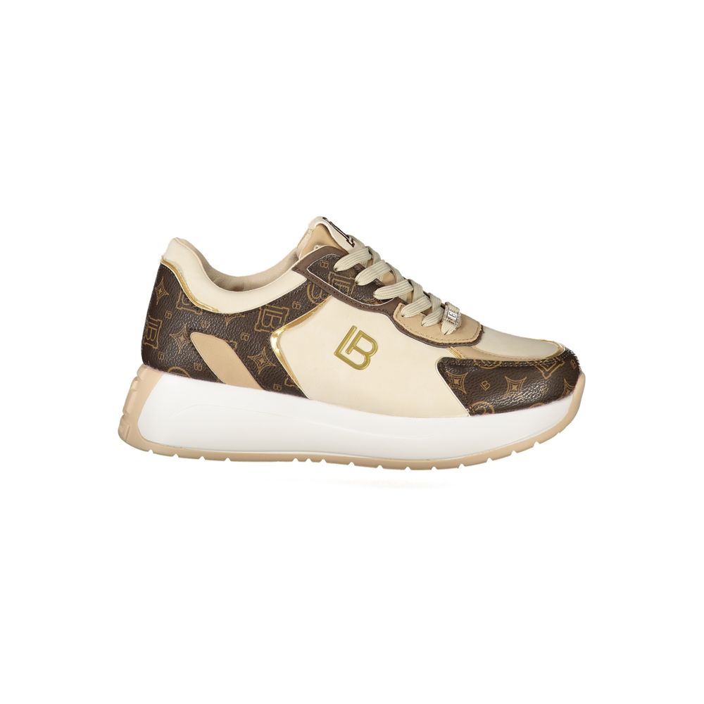 Laura Biagiotti Beige Polyethylene Sneaker Laura Biagiotti