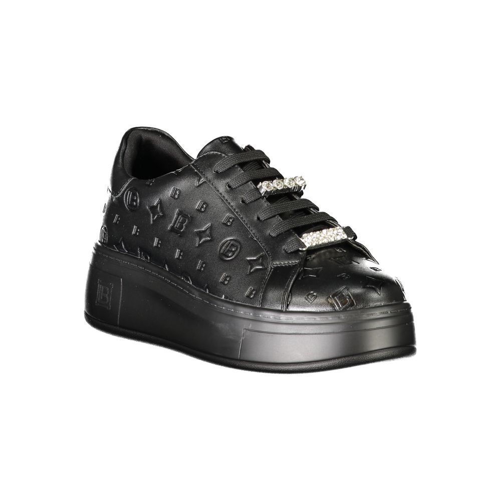 Laura Biagiotti Black Polyester Sneaker Laura Biagiotti