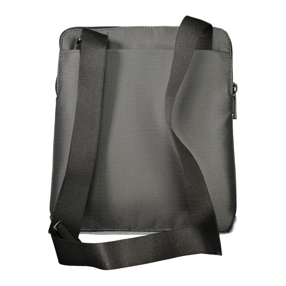 Piquadro Gray Polyester Men Shoulder Bag Piquadro