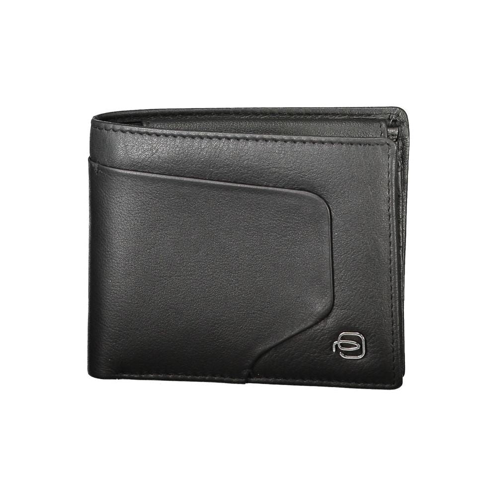 Piquadro Black Leather Men Wallet Piquadro